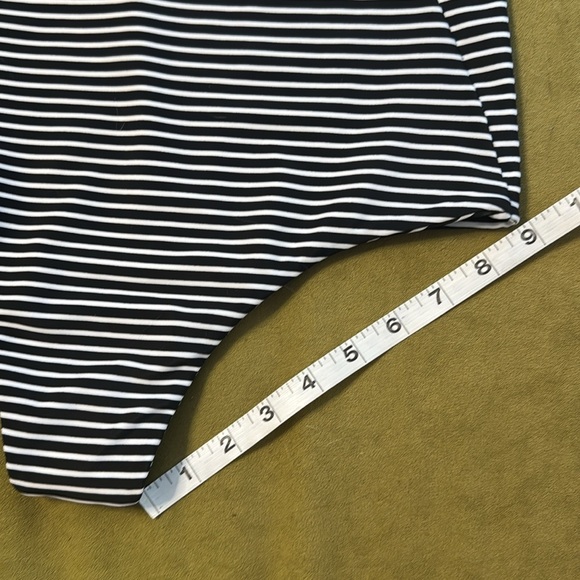 MIKOH Luana One Piece Swim Suit Black/White STRIPED XL 74 - Picture 12 of 16